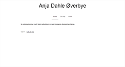 Desktop Screenshot of anjadahle.com
